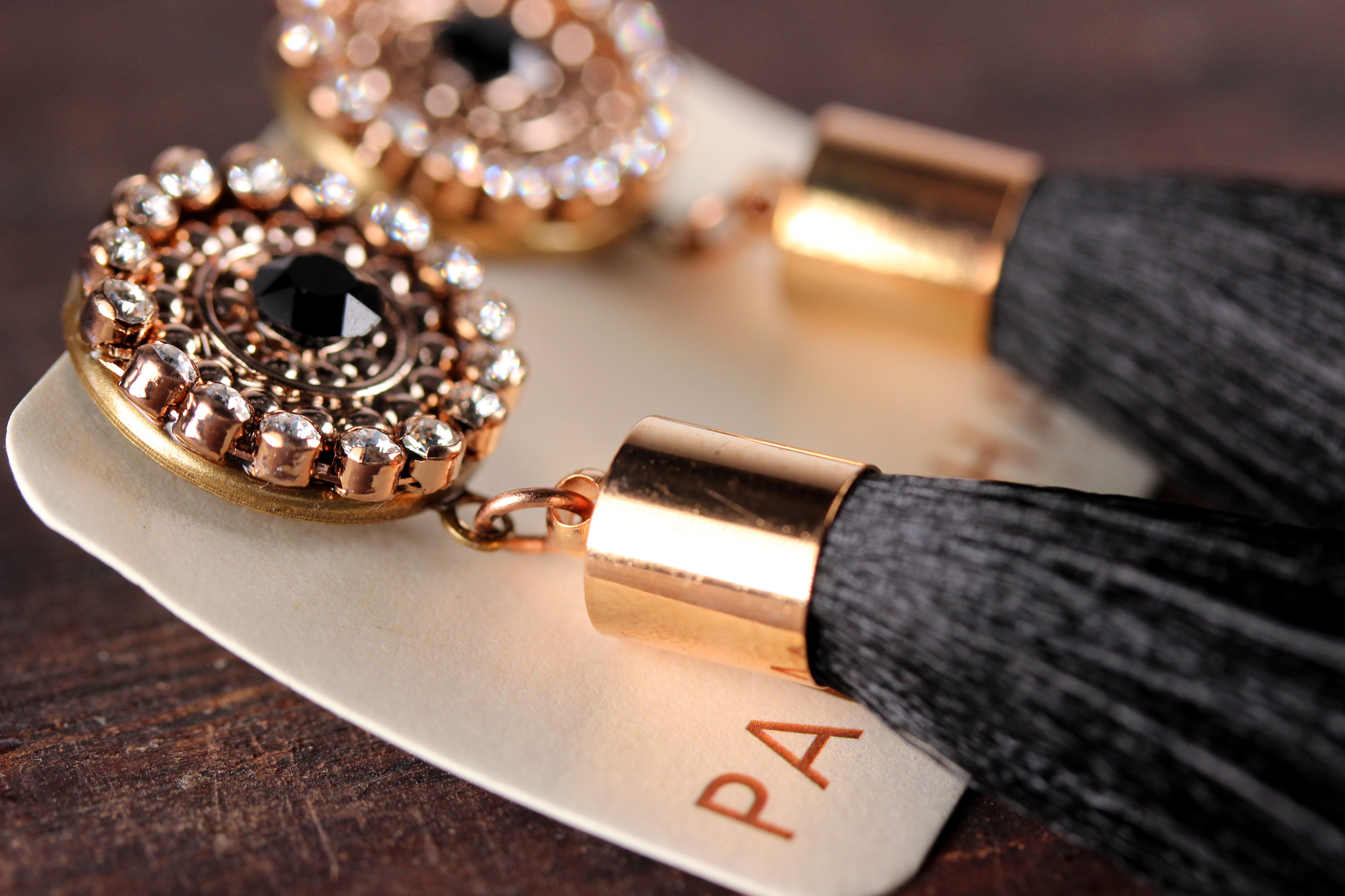Bold Black Earrings