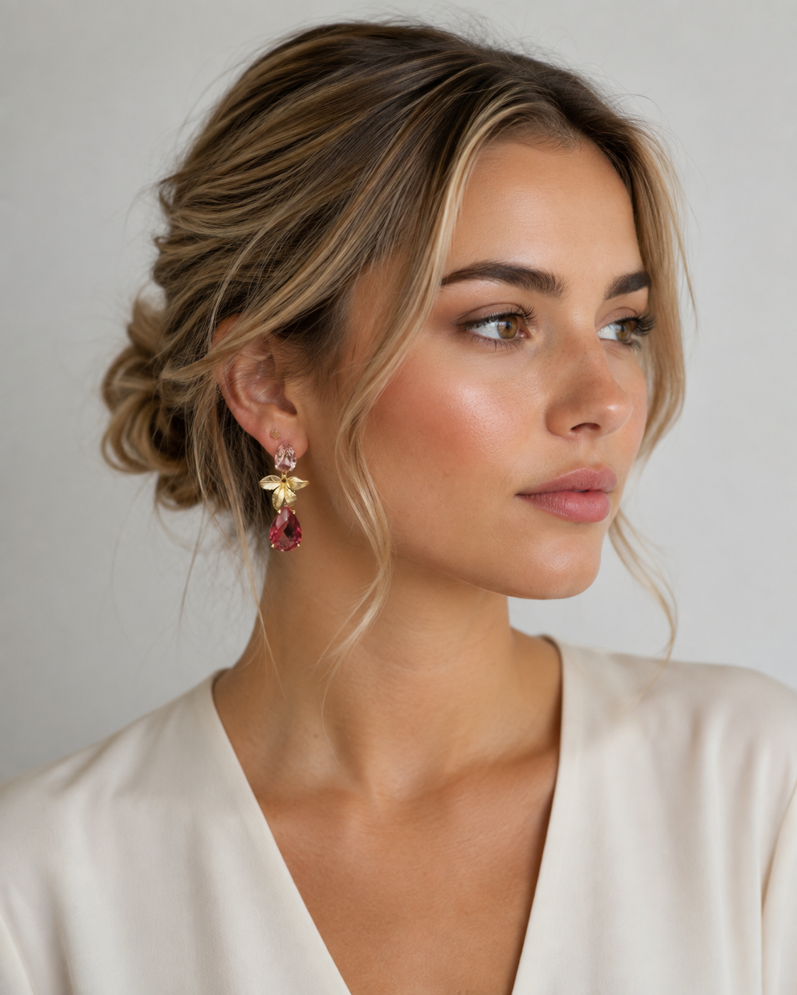 Drop earrings