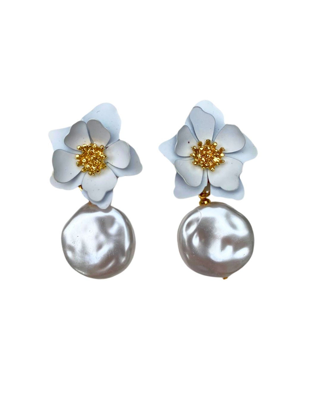 Garden Party Drops in white