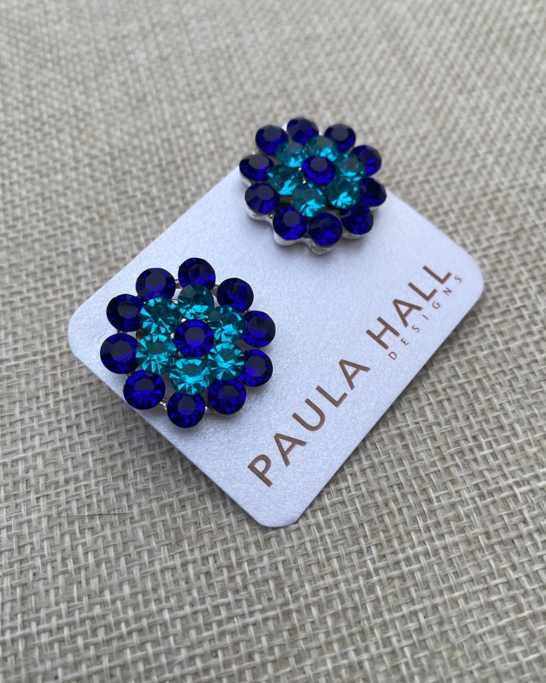 Stud Clusters in Brilliant Blues