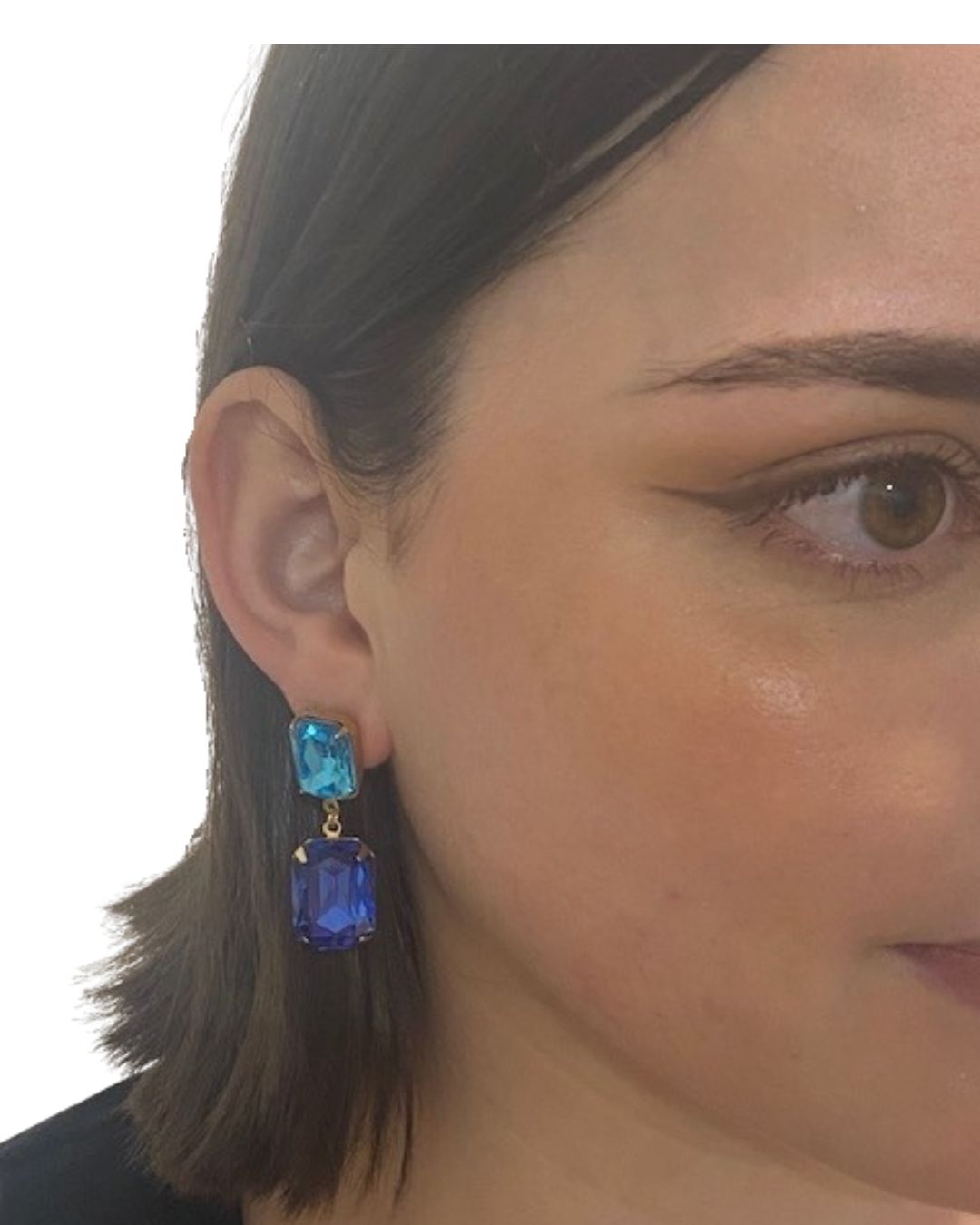 Arabella Drops Aqua & Sapphire