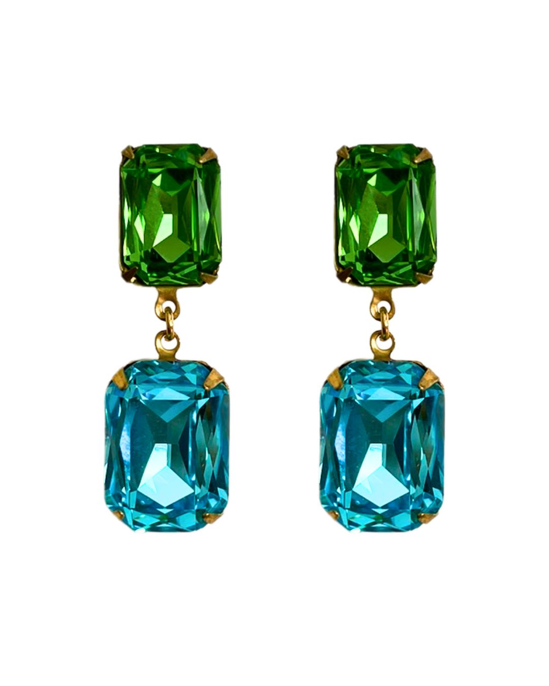 Arabella Drops Peridot Aqua