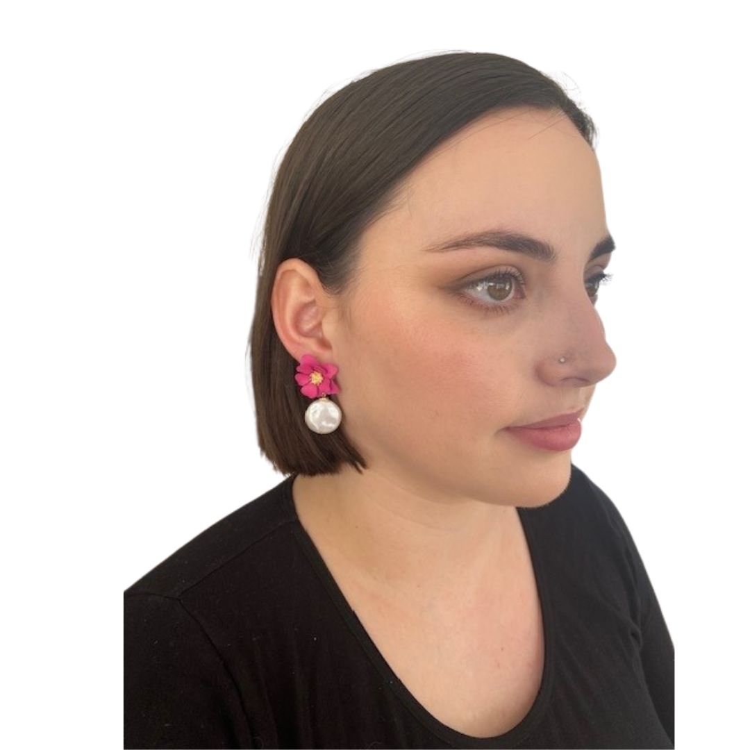 Garden Party Drops in Fuchsia