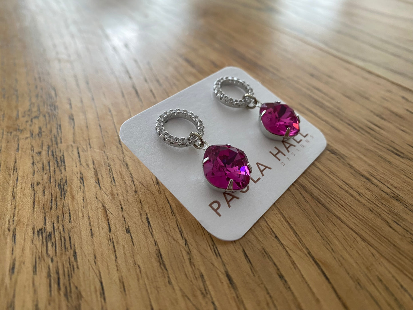 Halo Drops in Pink