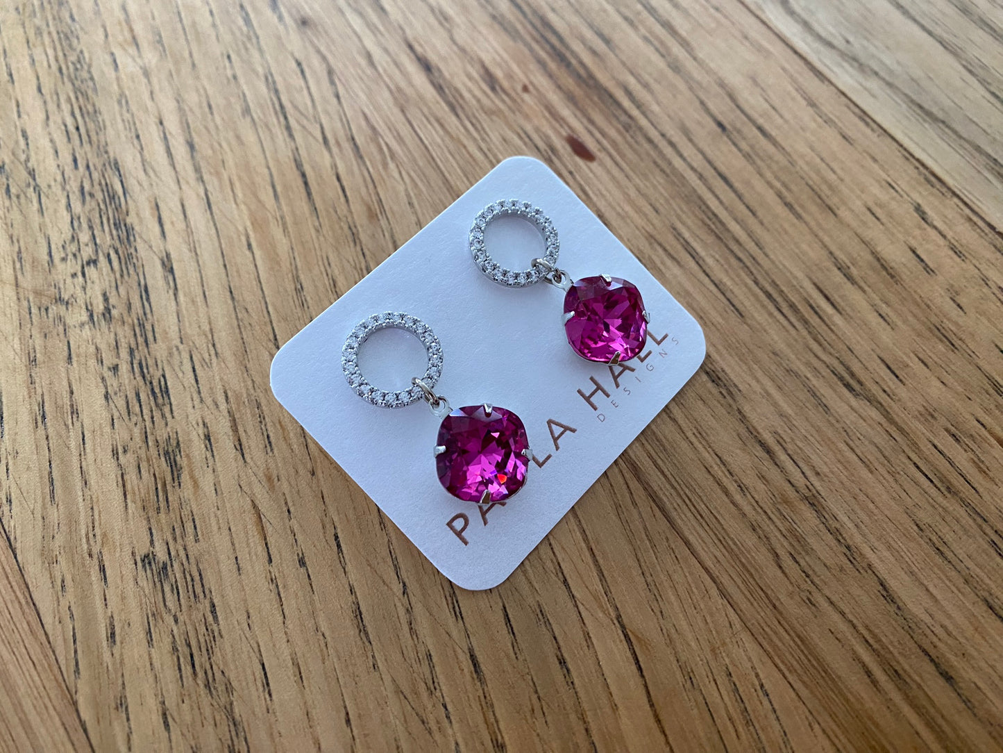 Halo Drops in Pink