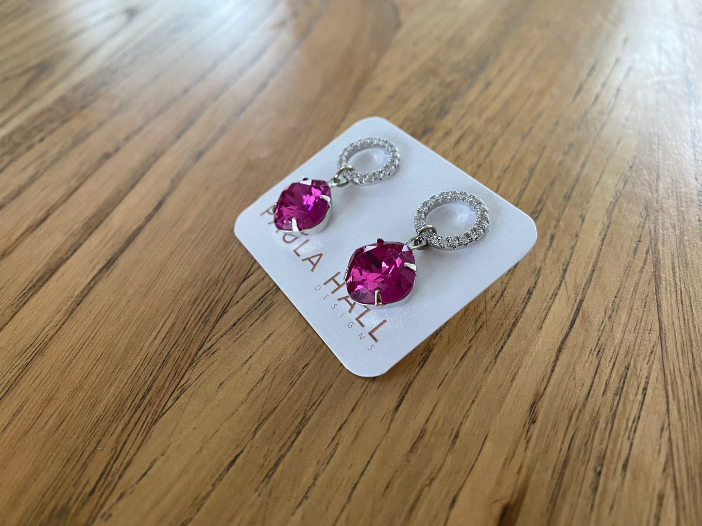 Halo Drops in Pink