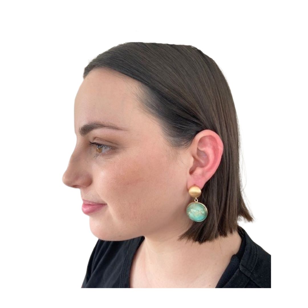 Moonlight Drops in Apple Green