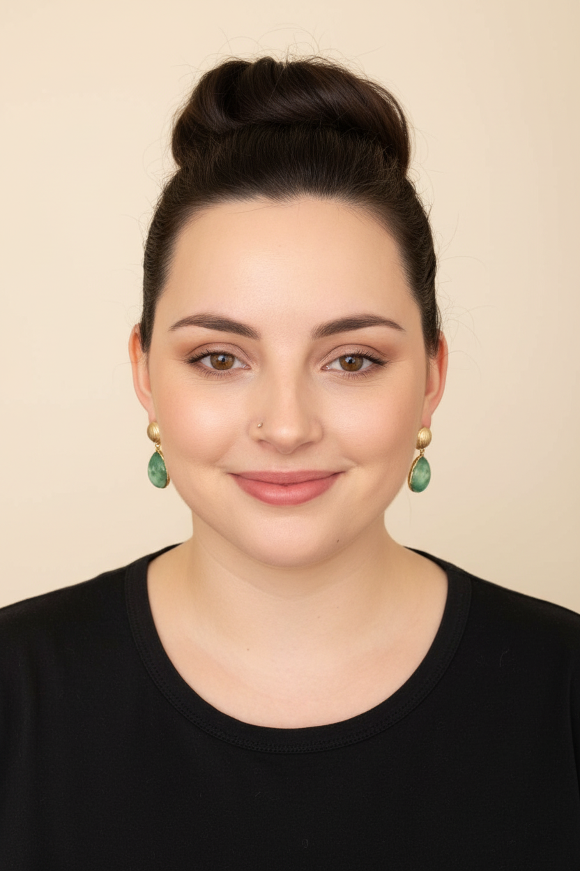 Moonlight Drops in Apple Green