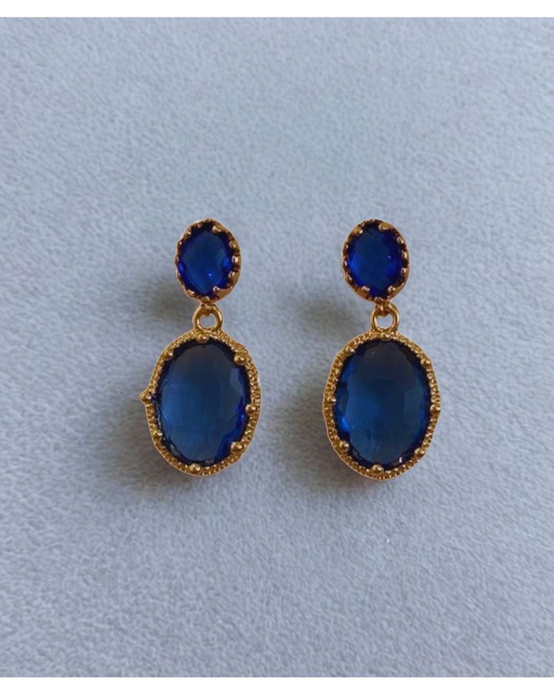 Sapphire Charm Drops