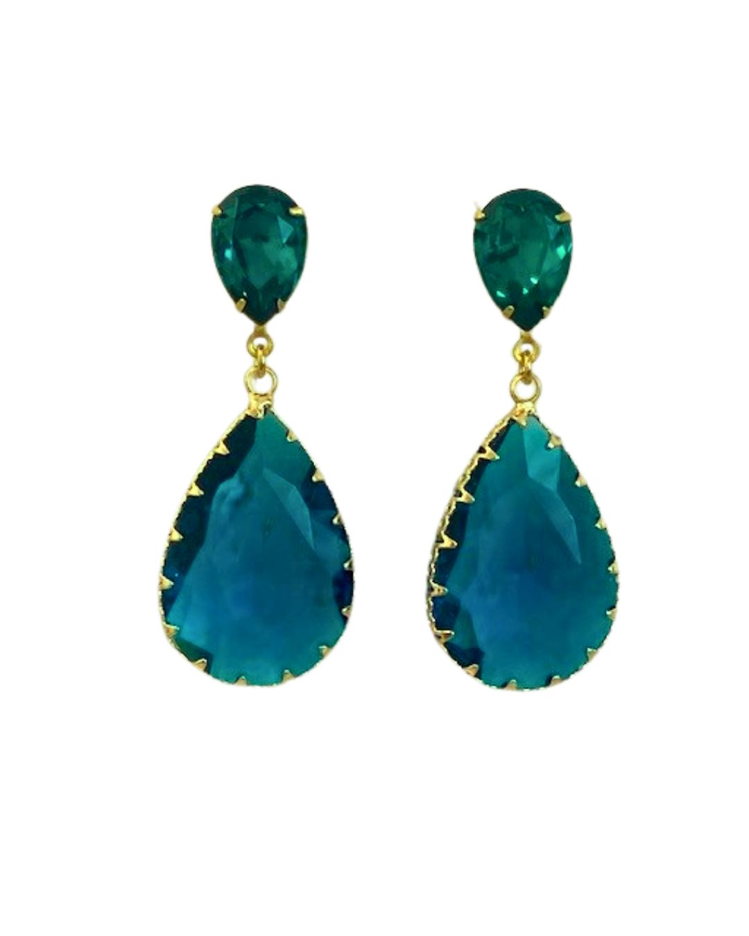 Sylvie Drops Teal