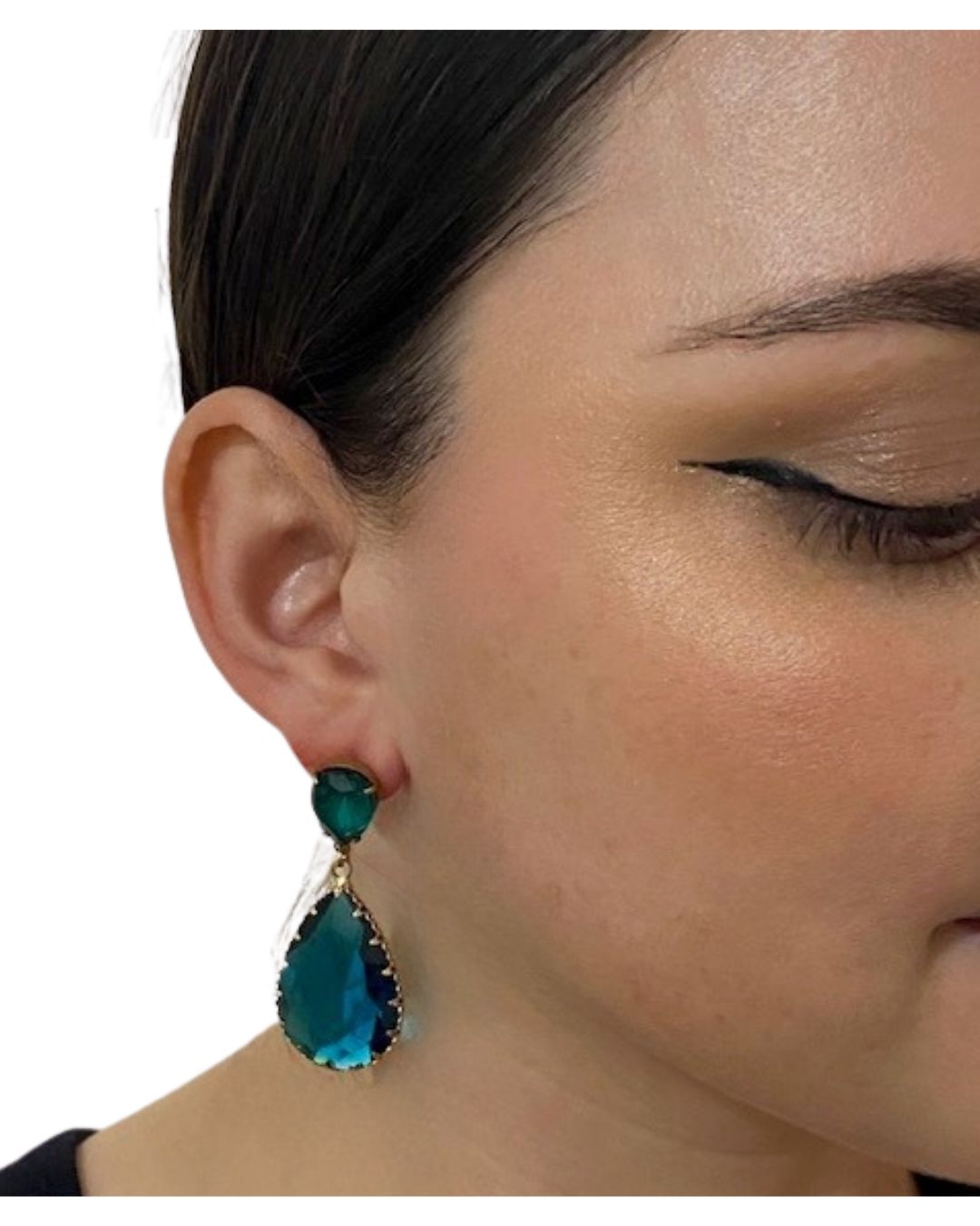 Sylvie Drops Teal
