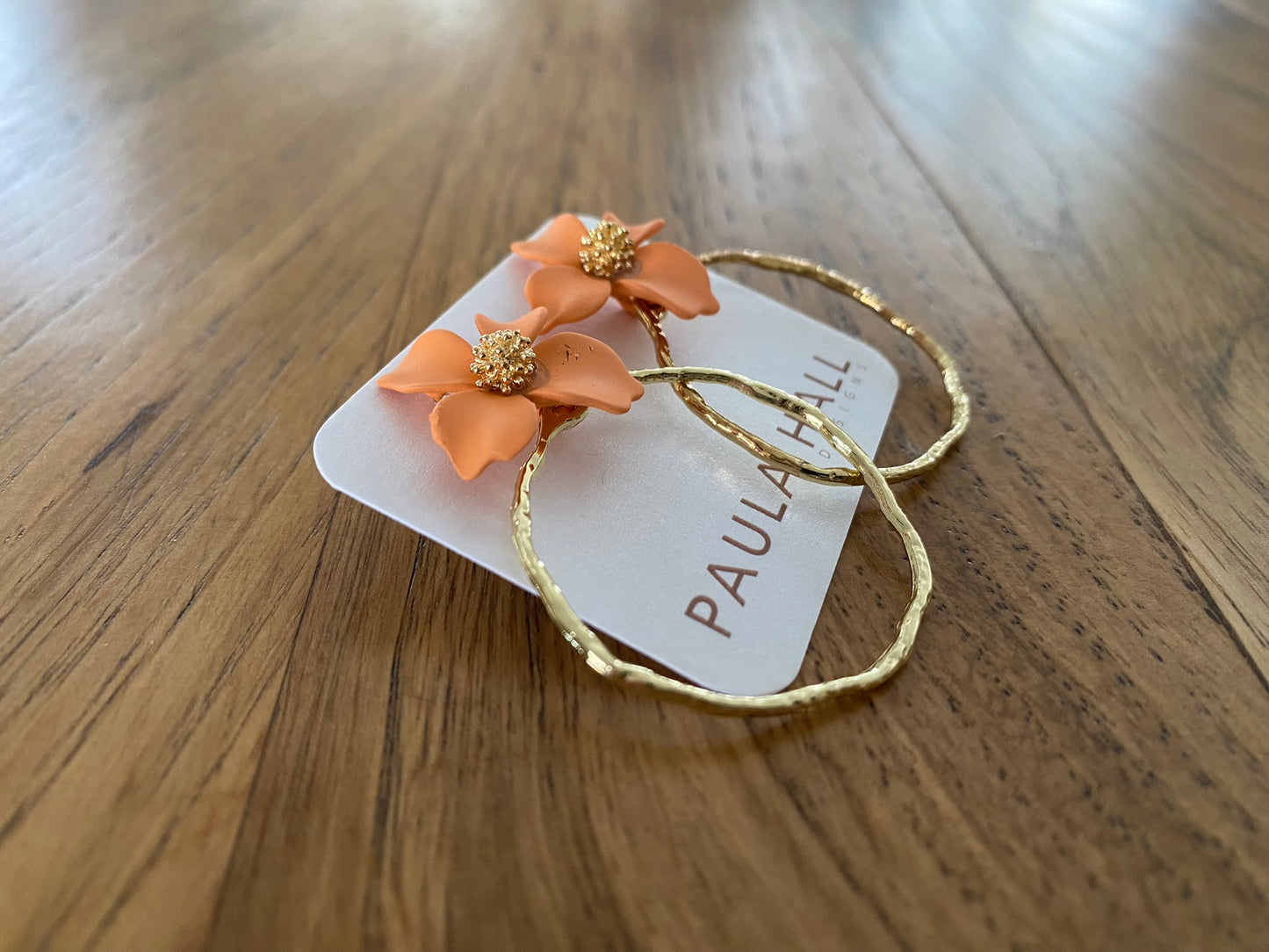 Jenny from the Block Hoops in Orange