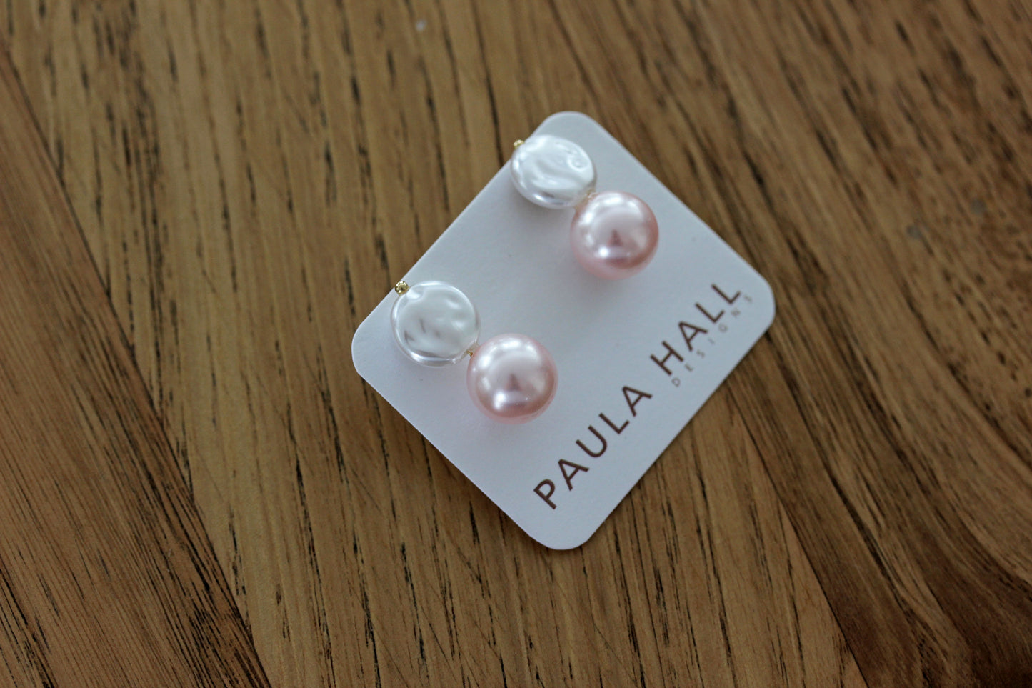 Classic Pearl Drops in Pink