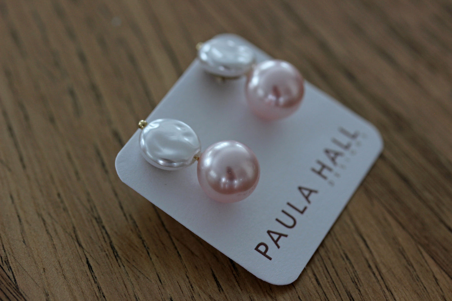 Classic Pearl Drops in Pink