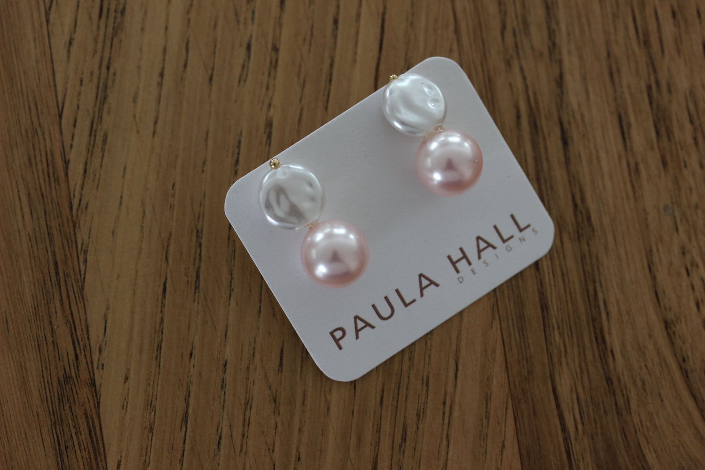 Classic Pearl Drops in Pink