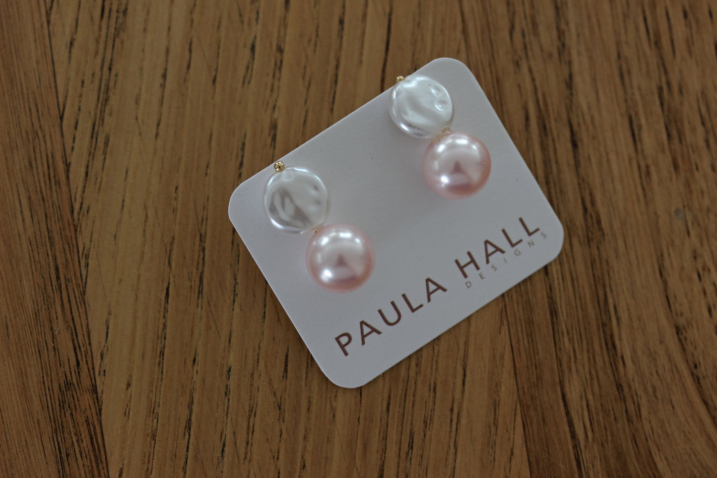 Classic Pearl Drops in Pink