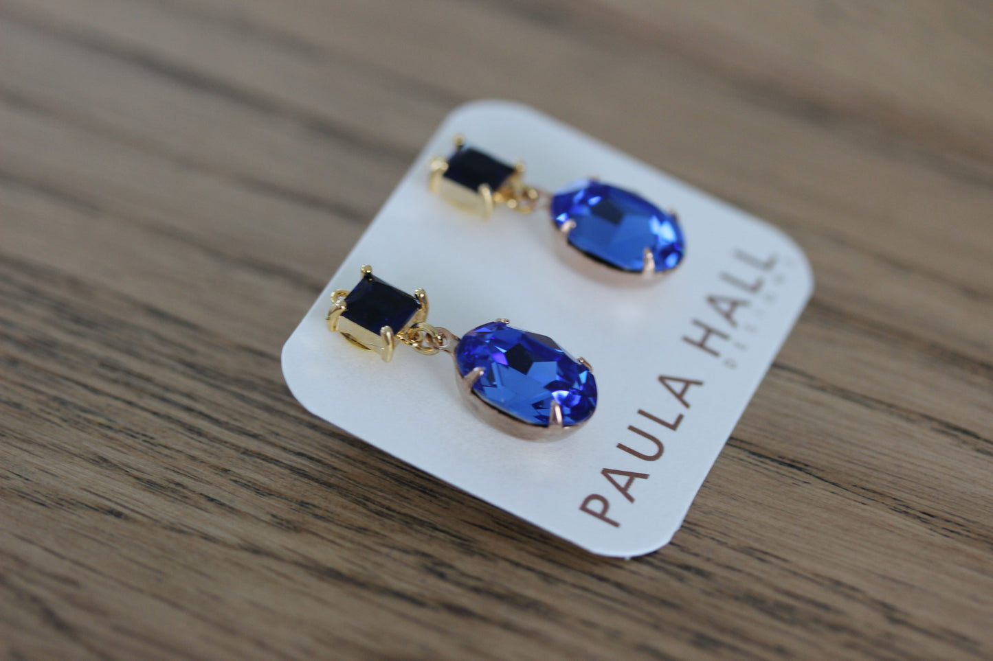 Classic Solitaire Drops in Sapphire