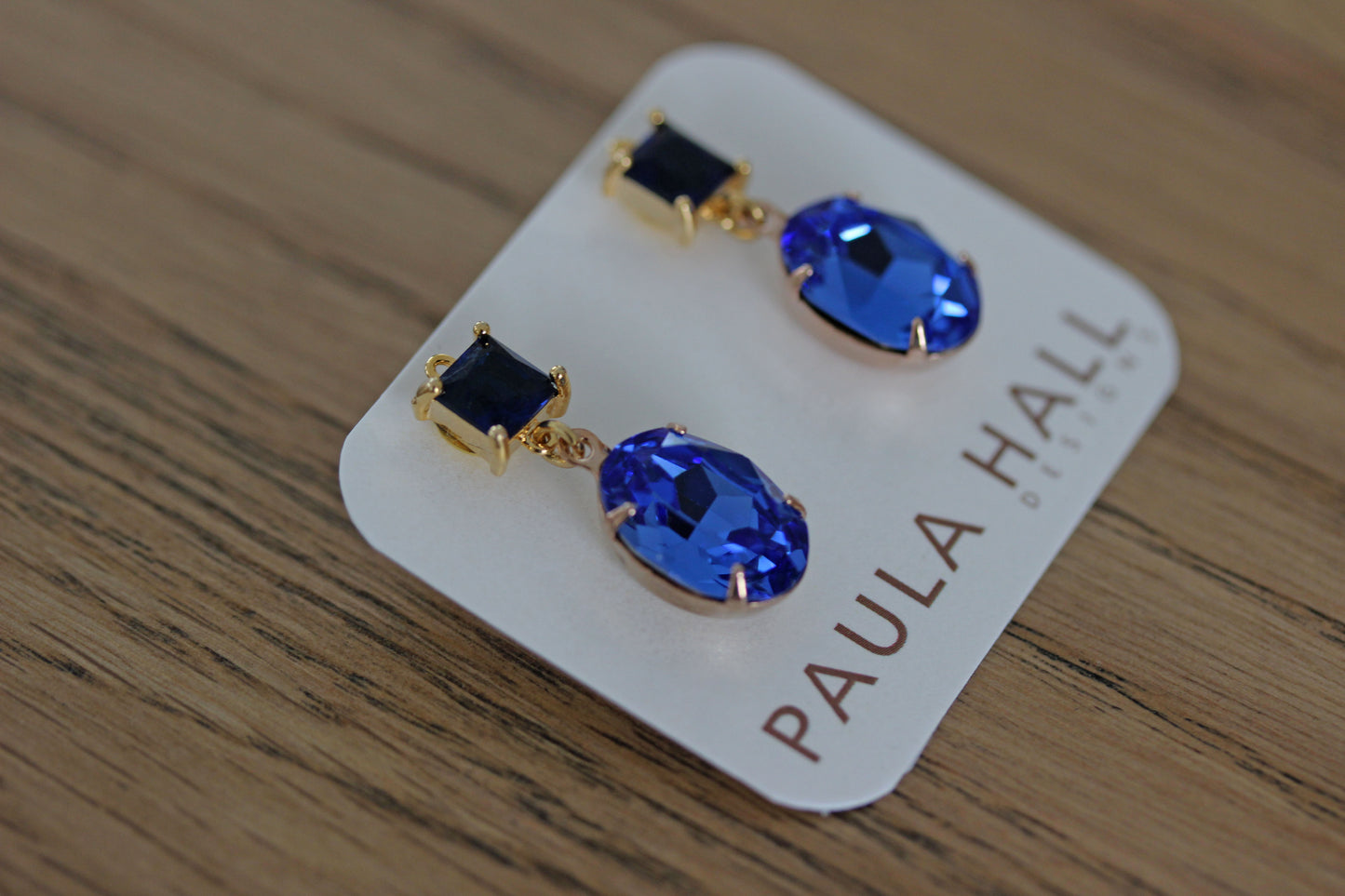 Classic Solitaire Drops in Sapphire