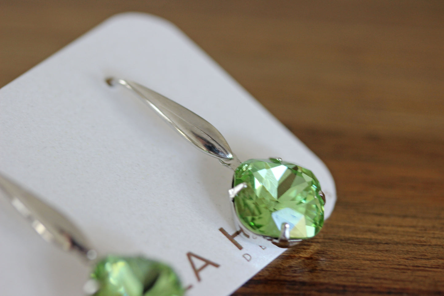 Solitaire Drops in Light Green