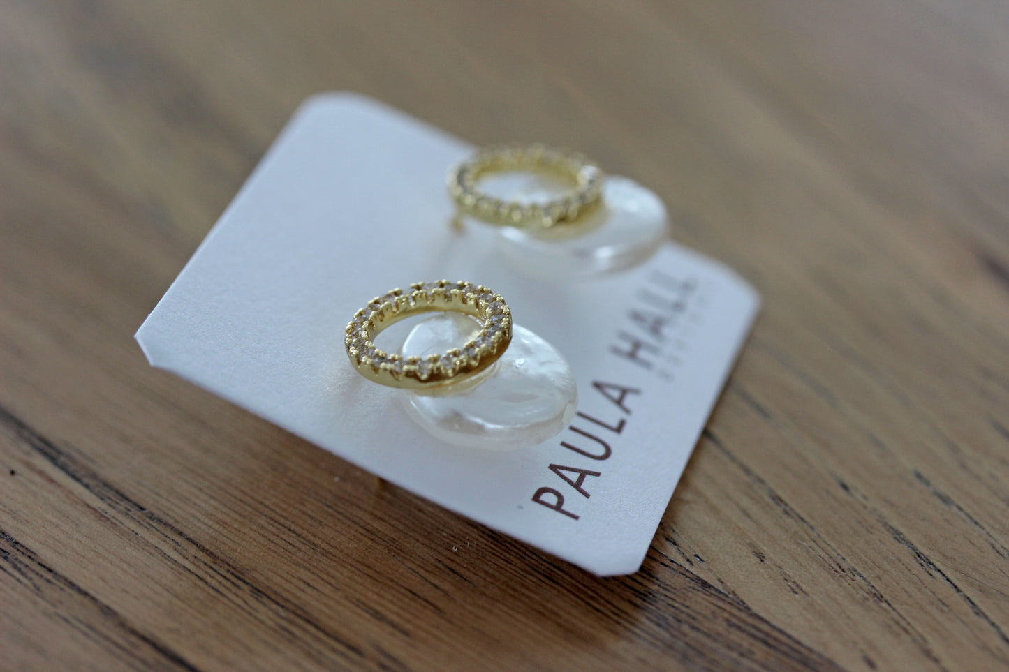 Stardust Studs in Gold