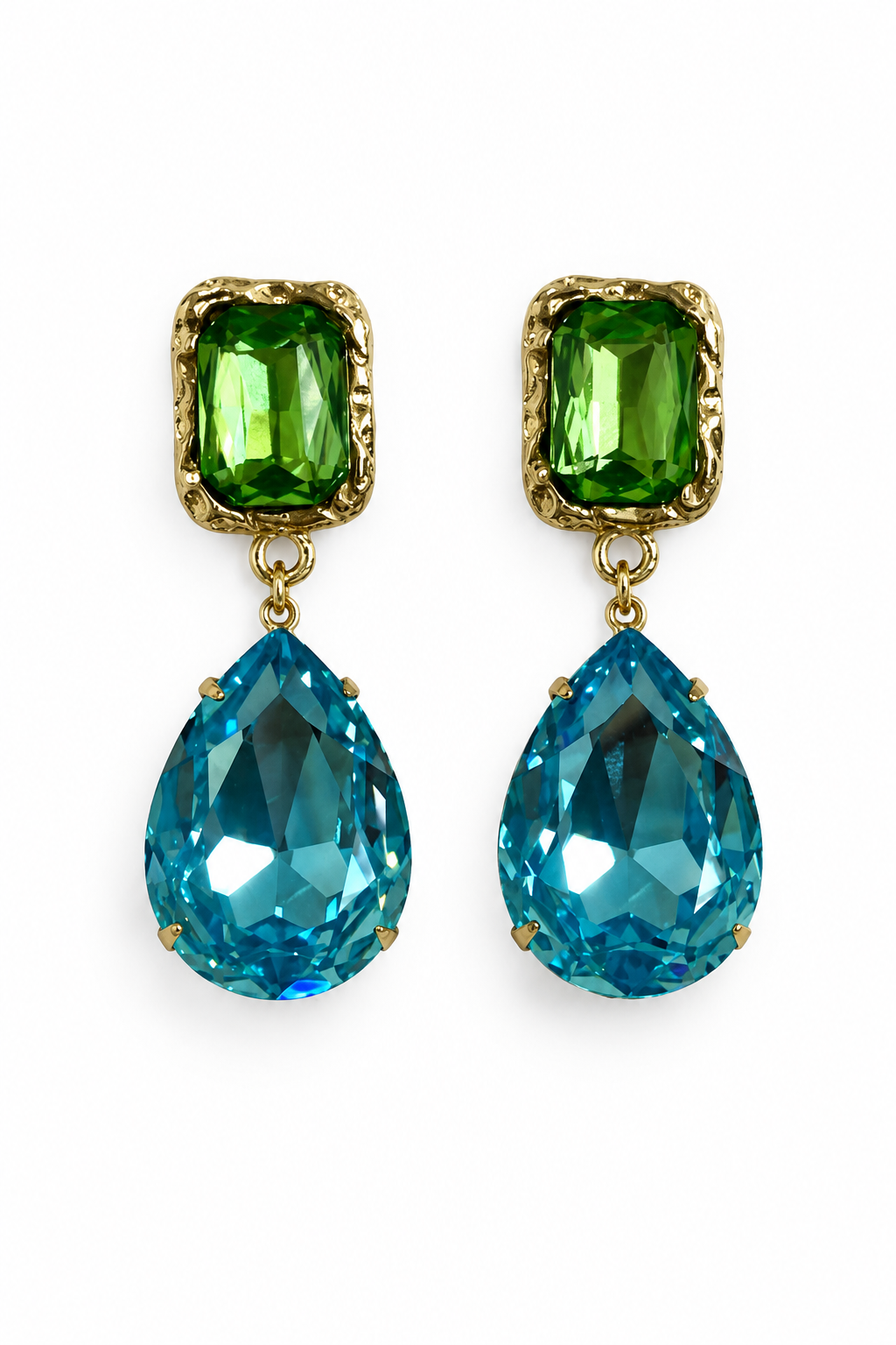 Diana Drops Peridot & Aqua