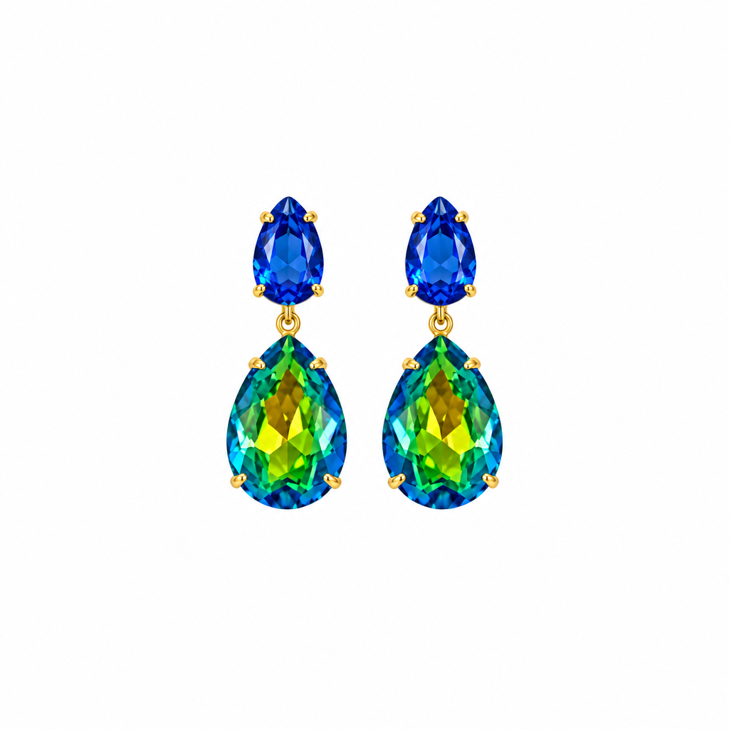 Millie Drops Multi Blue