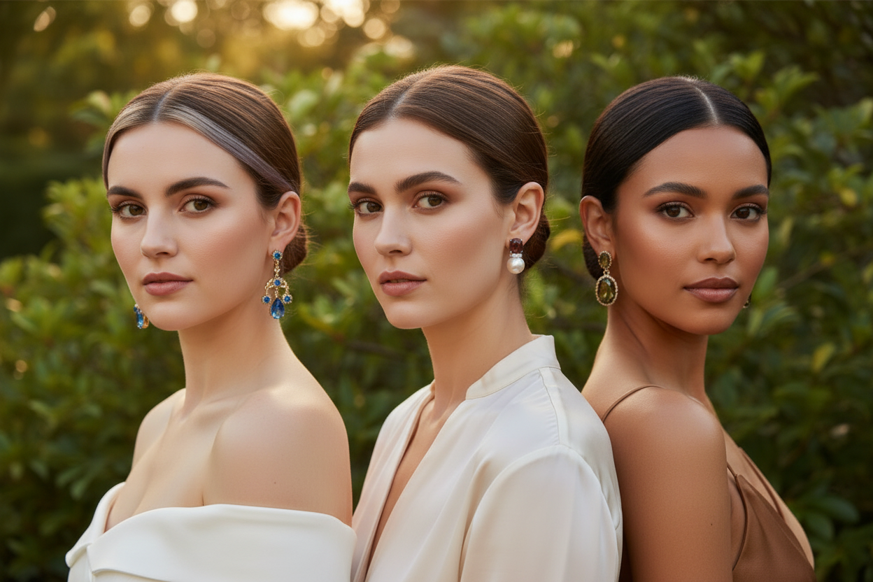 Website Banner - Three Models in Garden Setting