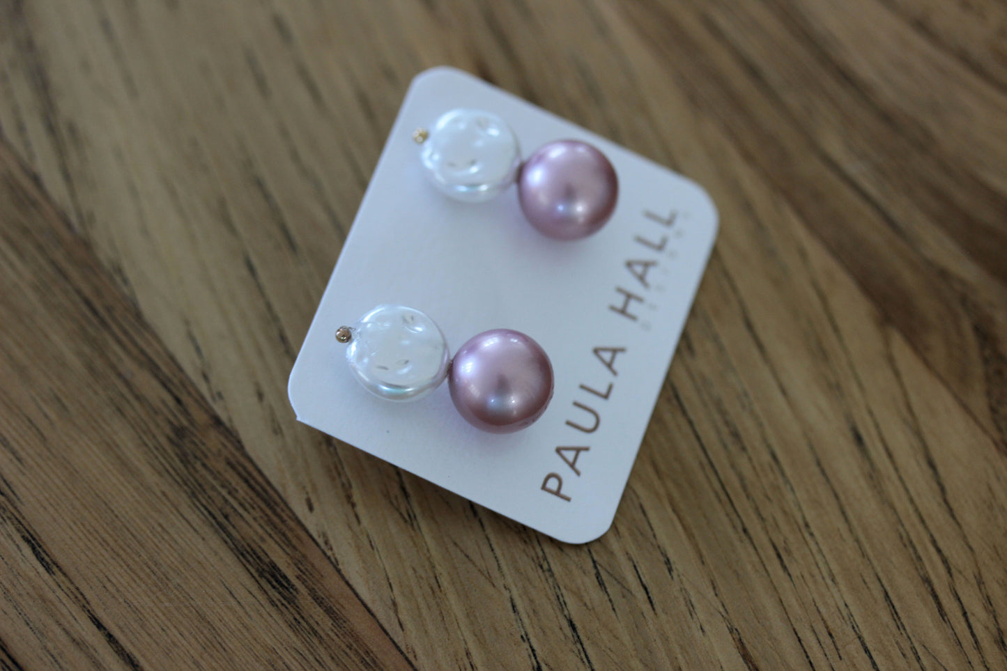 Classic Pearl Drops in Pink